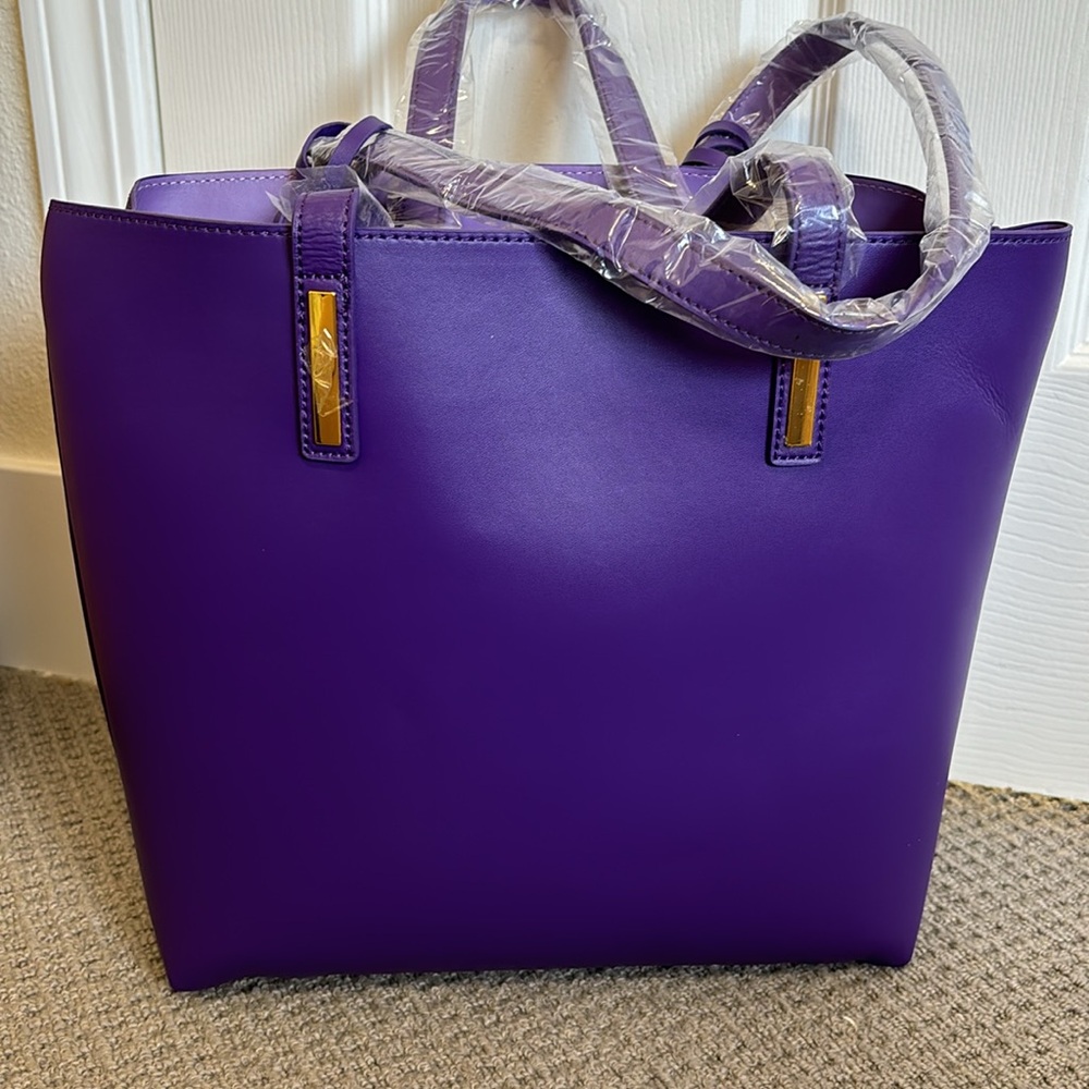 JOY & IMAN || purple tote bag - Picture 4 of 8